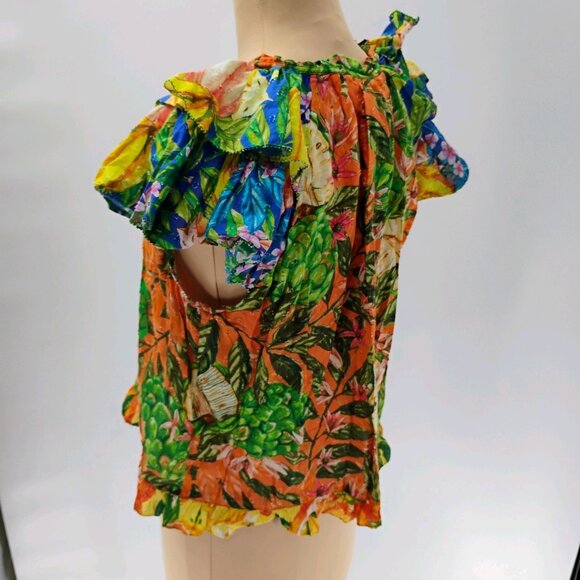 FARM RIO CAIPIRINHA Top in tropical design size M - Picture 12 of 16
